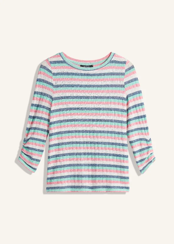 Sparkle Ribbed Top, Sparkle Stripe