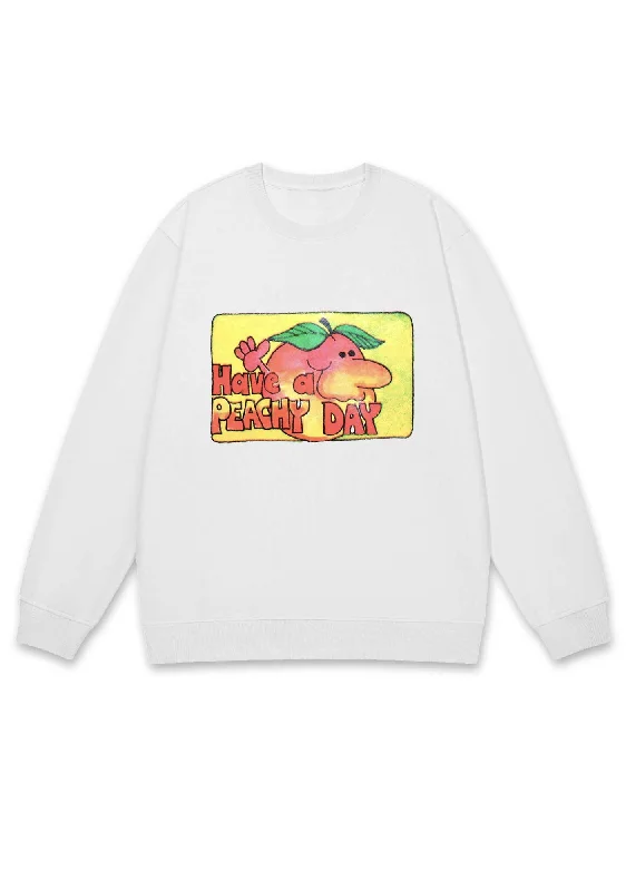 Have A Peachy Day Y2K Sweatshirt