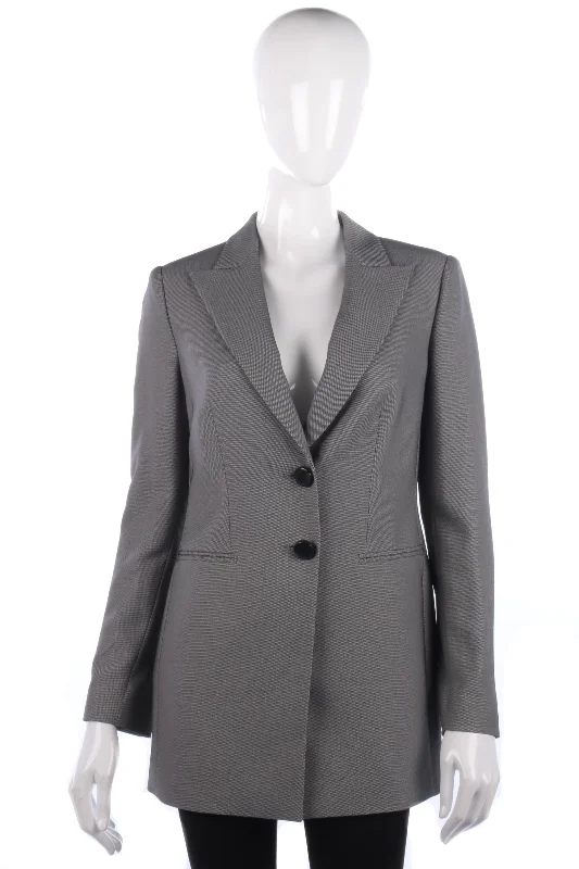 Emporio Armani Italian Jacket Grey Size 10 Elegant Women's 