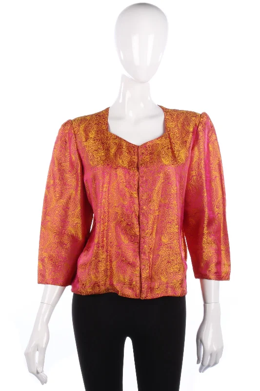 Lovely pink and gold summer jacket/blouse, size M/L Modern Women's Tech
