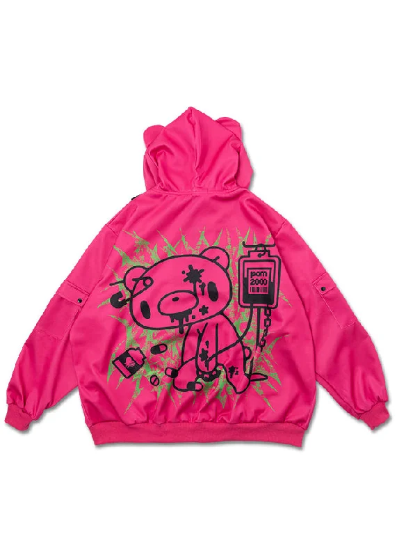 Gloomy Bear Vivid Gloomy Mesh Oversized Mesh Jacket Bohemian Women's Free