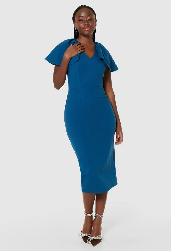 TEAL BODYCON DRESS Gym