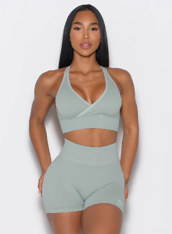Cross Over Bra Polished Women's Silk