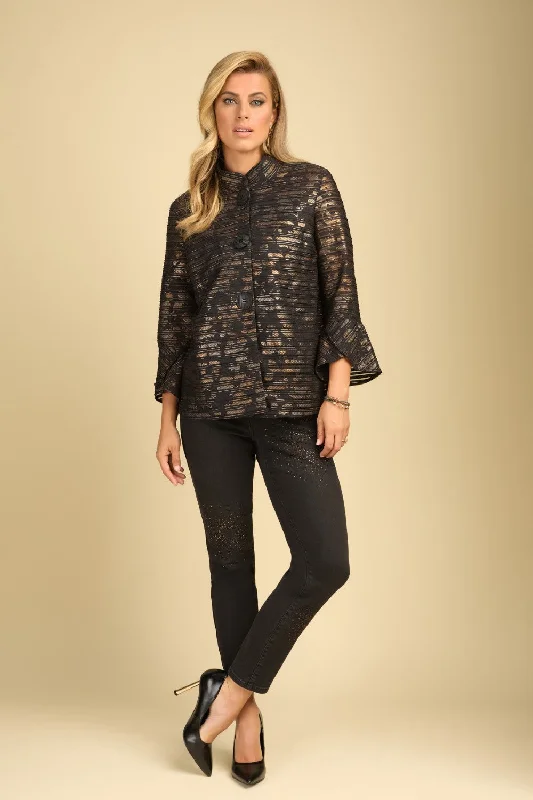Frank Lyman Jeans 234127U Black/Copper Earthy Women's 