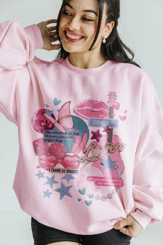 Cornelia Collage Sweatshirt Luxurious Women's High -  end