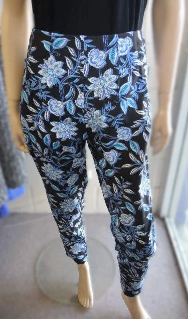 Formation Floral Stretch Pants Cozy Women's Winter