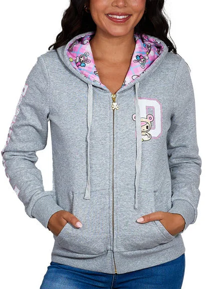 Donutella Varsity Zip Hoodie Traditional Women's 