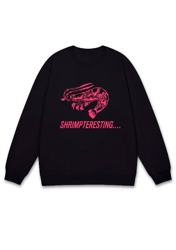 Shrimp Teresting Y2K Sweatshirt