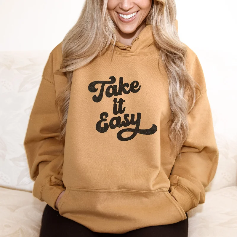 Take It Easy Hippie Vibes Gildan Crewneck or Hoodie Sweatshirt *UNISEX FIT* Disco