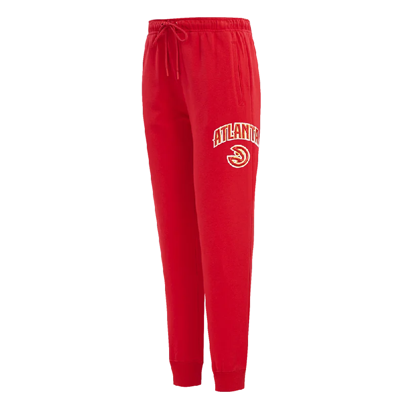 NBA ATLANTA HAWKS CLASSIC WOMEN'S SWEATPANT (RED)