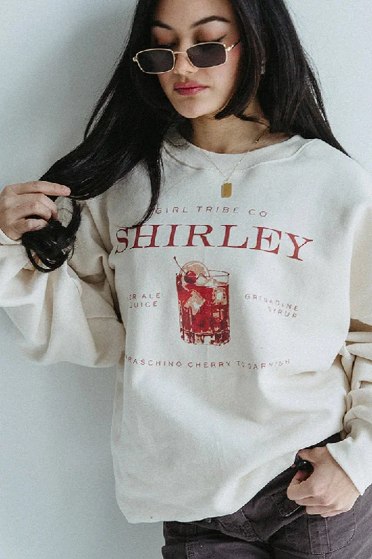 Shirley Temple Sweatshirt In Ivory Business