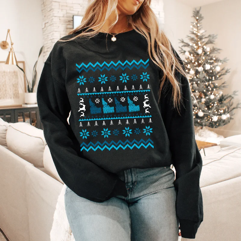 Idaho Ugly Sweater Sweatshirt Gildan & Bella Canvas British Gentlewoman Style