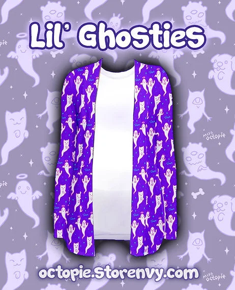 Lil' Ghosties Cardigan Earthy Women's 