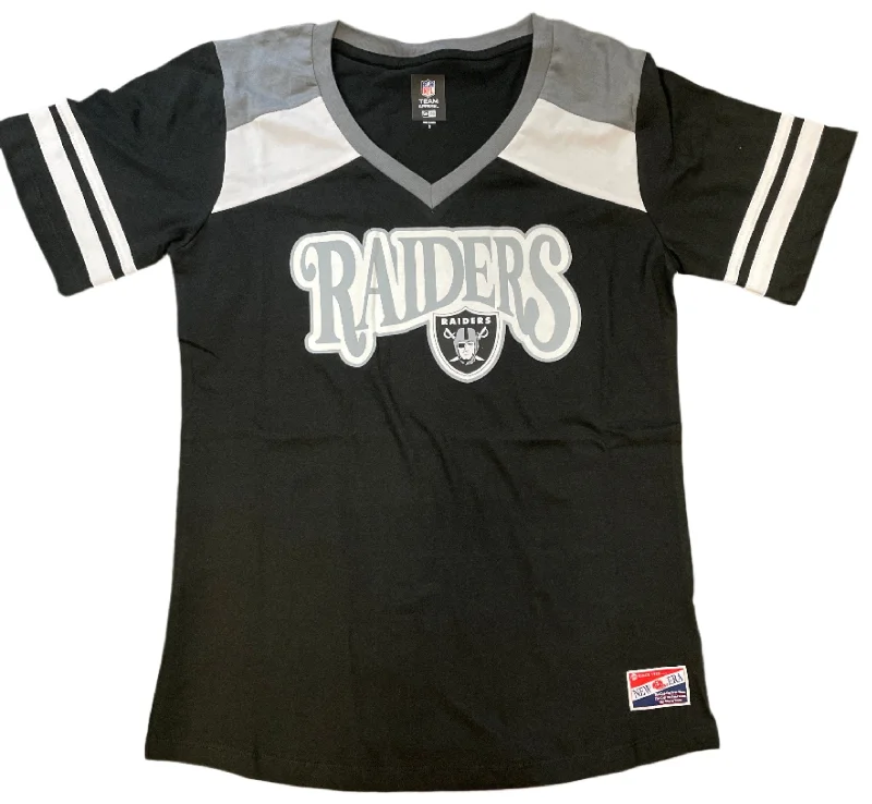 New Era Women's  Las Vegas Raiders T-Shirt- Sophisticated Women's Tailored