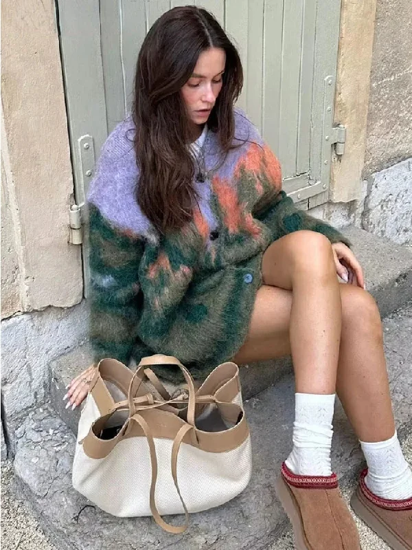 Zelda | Bold Mohair Cardigan Confident Women's High - fashion