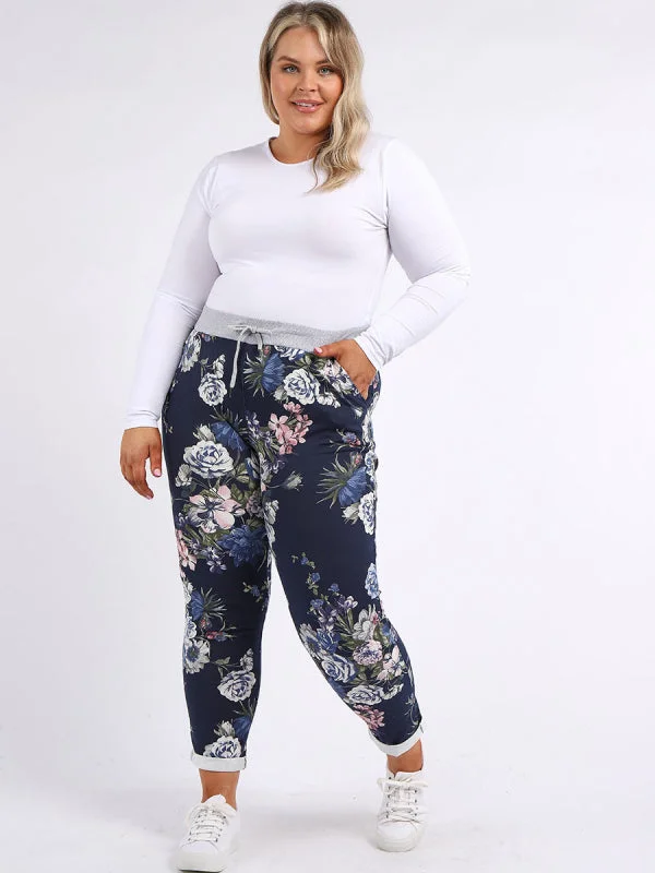 Floral Italian Jogger Australian Beach
