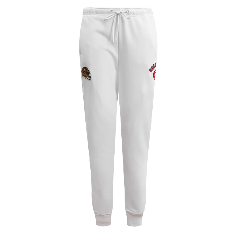 NFL SAN FRANCISCO 49ERS CLASSIC FLEECE SWEATPANT (WHITE)