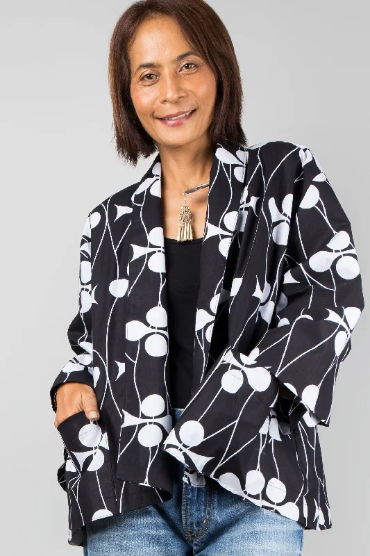 Ankara kimono top French