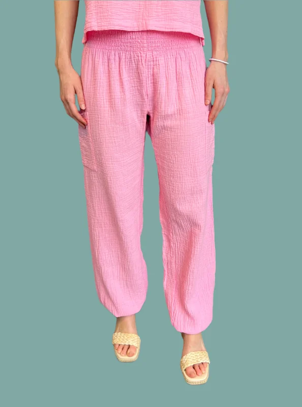 Smocked Beach Pant Streetwear Style for 