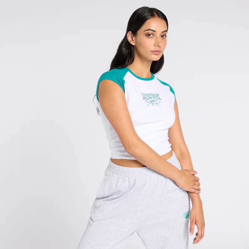 Cl Ae Raglan Tee Team Teal Refined Women's Classic 