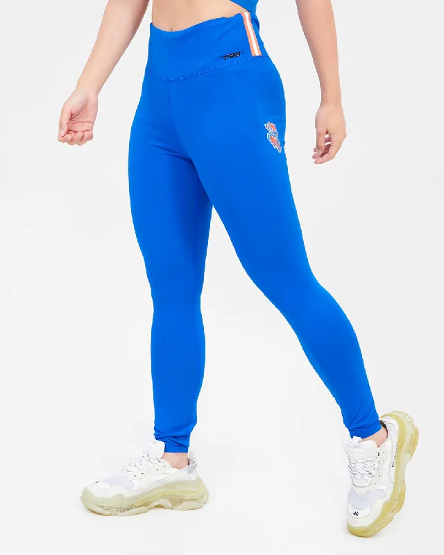 NFL DENVER BRONCOS RETRO CLASSIC WOMEN'S JERSEY LEGGING (ROYAL BLUE)