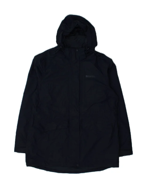 MOUNTAIN WAREHOUSE Womens Hooded Windbreaker Coat UK 16 Large Navy Blue Streetwear Style for MOUNTAIN WAREHOUSE Womens Hooded Windbreaker Coat UK 16 Large Navy Blue Streetwear Style for