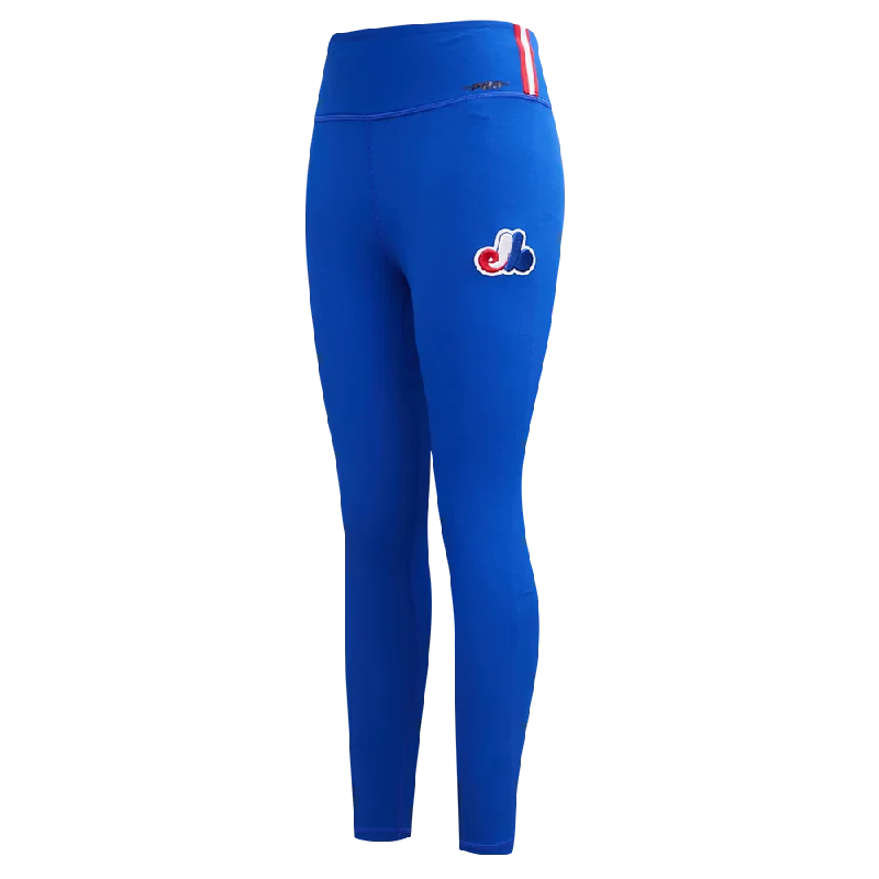 MLB MONTREAL EXPOS RETRO CLASSIC WOMEN'S JERSEY LEGGING (ROYAL BLUE)