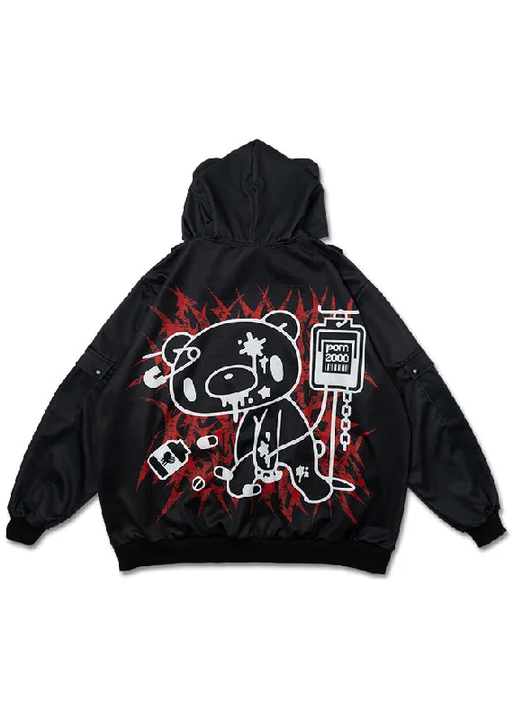 Gloomy Bear Dark Gloomy Mesh Oversized Mesh Jacket Women