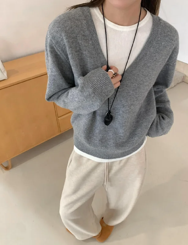 Layered Two-Piece Sweater Women
