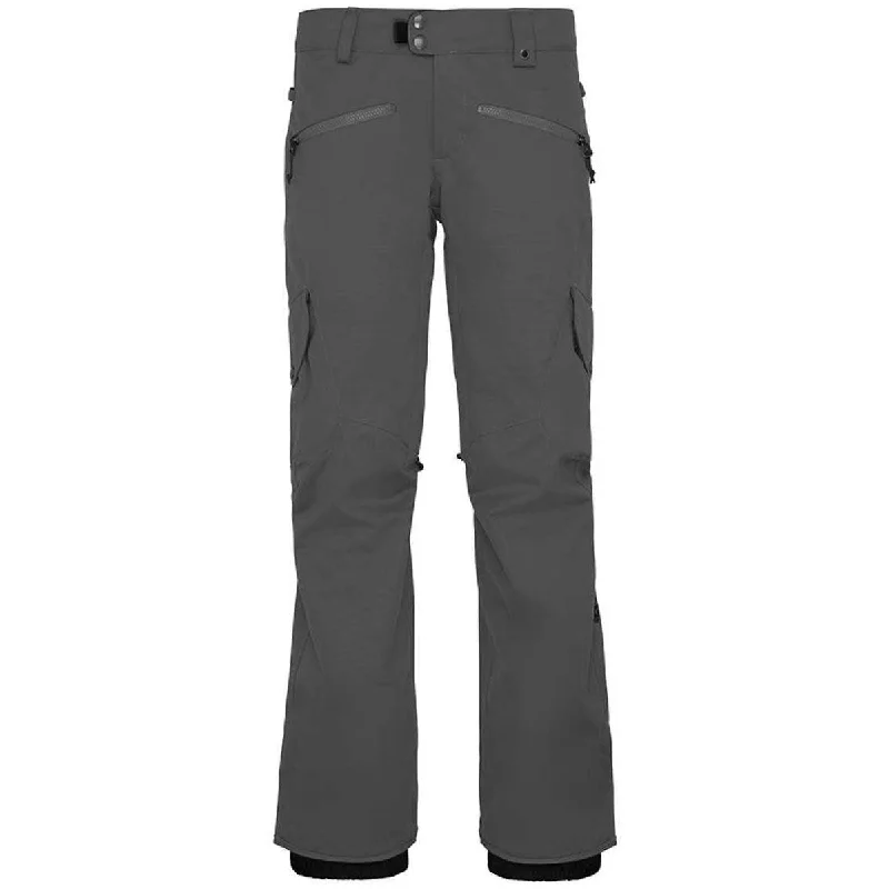 686 Womens Aura Insulated Cargo Snowboard Pants - Charcoal