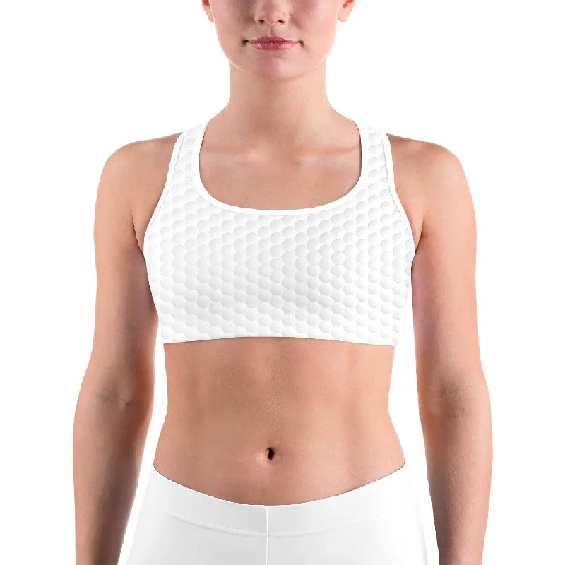 Golf Ball Pattern Sports bra Casual Women's Loose - fitting