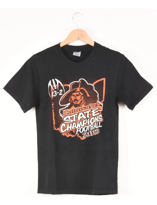 Jerzees Printed T-shirt - S Laid - back Women's Vibe