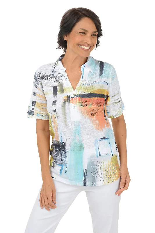 Paradise High-Low Knit Top Country