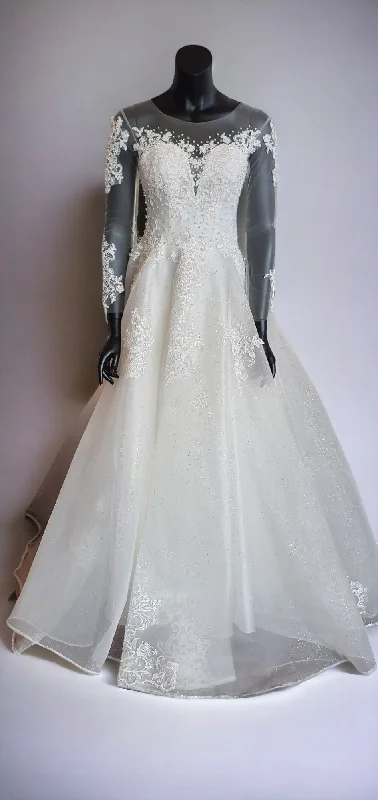 Sparkling Long Sleeve Princess Gown