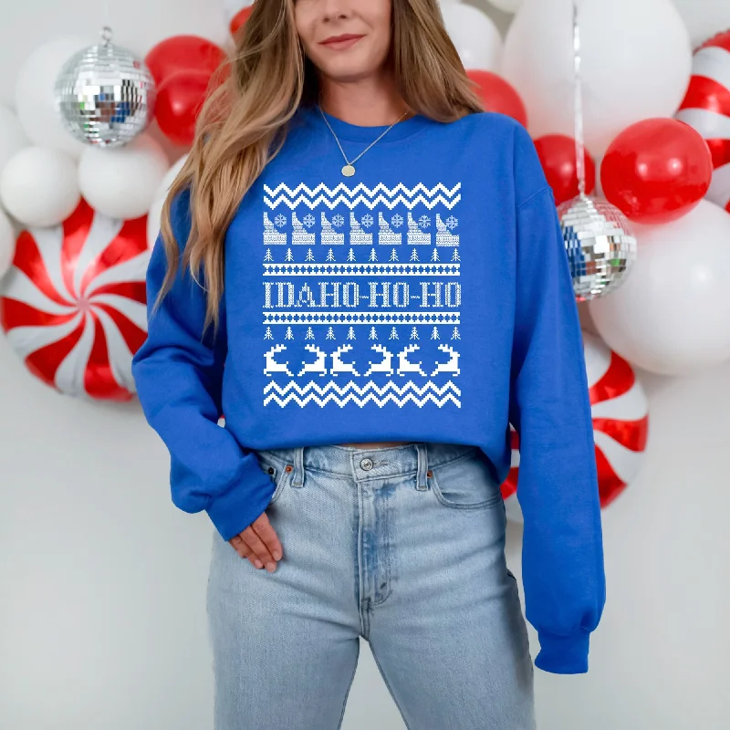 Idaho Ugly Sweater Sweatshirt Gildan & Bella Canvas Cool Women's Skate