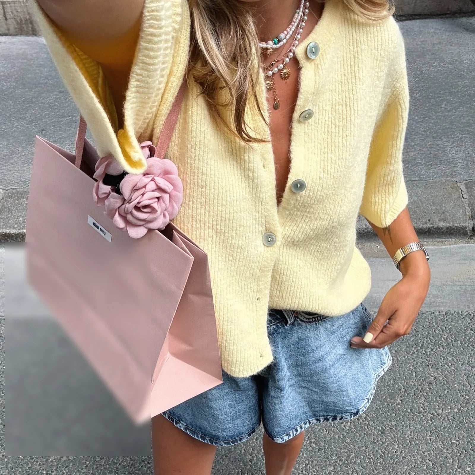 Remi | Cozy Pastel Cardigan Relaxed Women's Beachy