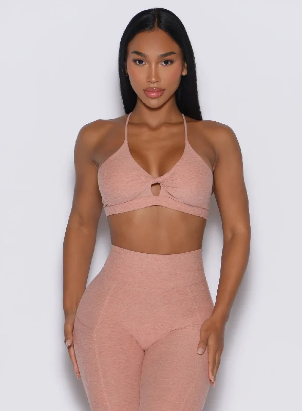Tiny Twist Bra Cashmere