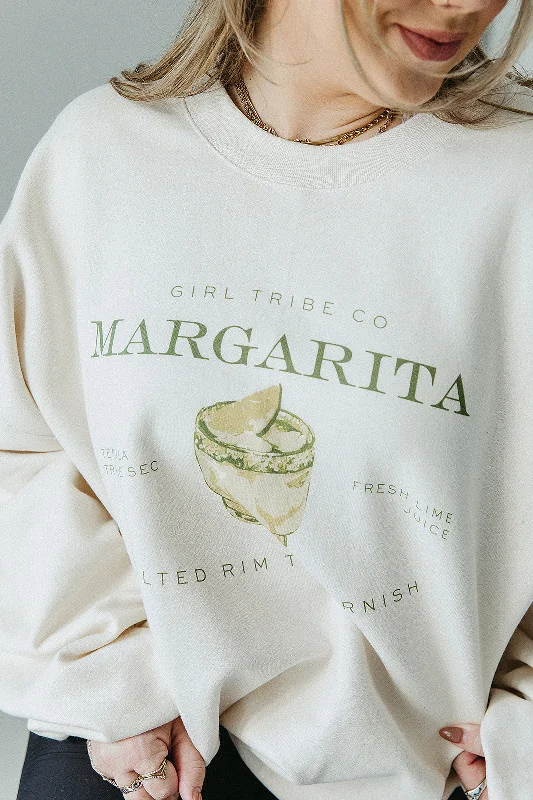 Margarita Sweatshirt In Ivory Youthful Women's Anime - inspired