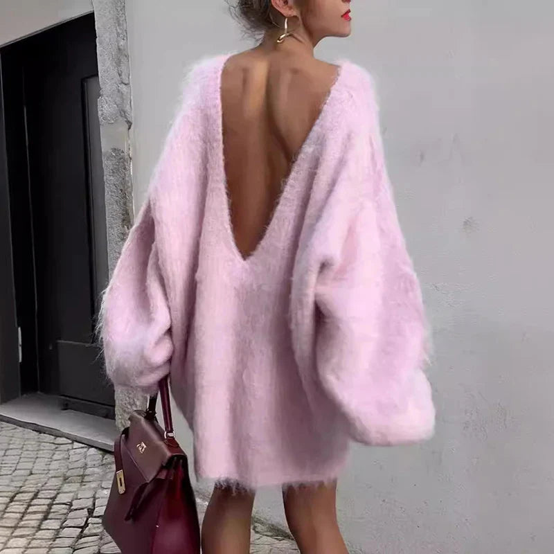 Esme | Fluffy Oversized Sweater Gym
