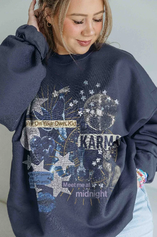 Karma Collage Sweatshirt Scandinavian