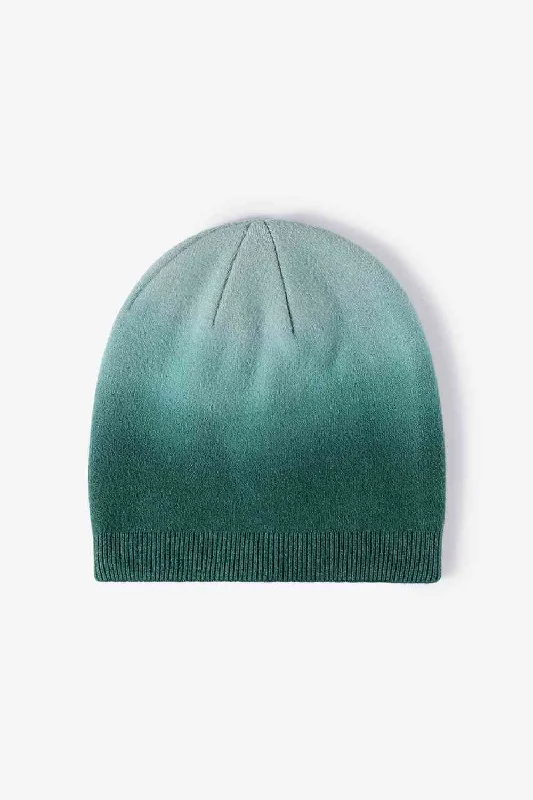 Gradient Knit Beanie Cozy Women's Sherpa - lined