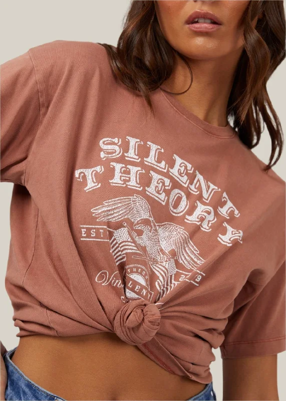 Paradox Tie Tee Sporty Women's Athleisure 