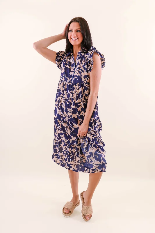 The Things You Don't See Midi Dress Trendy Women's 