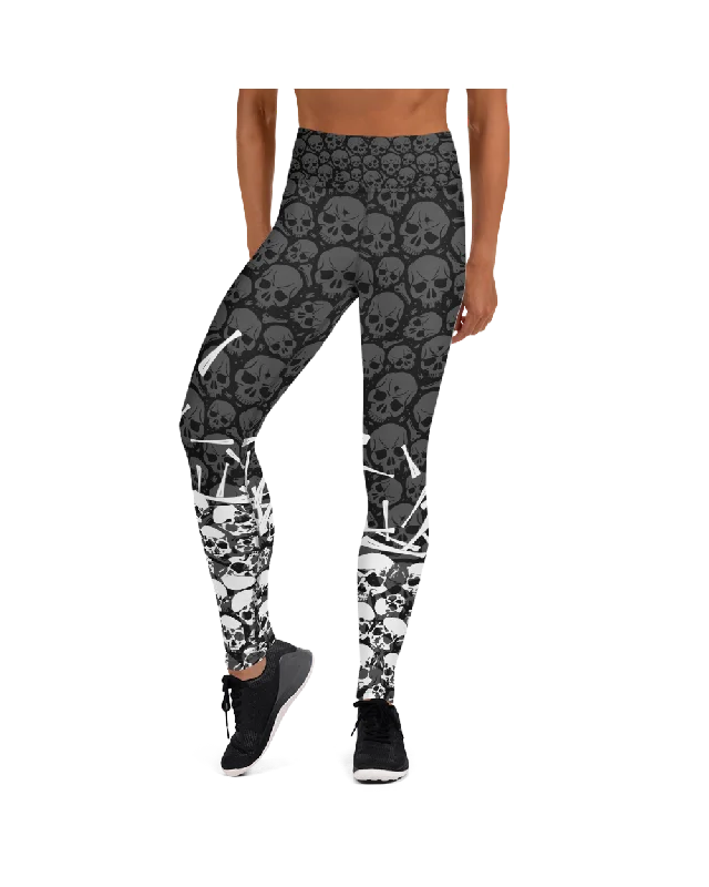 Halloween Bones Yoga Pants