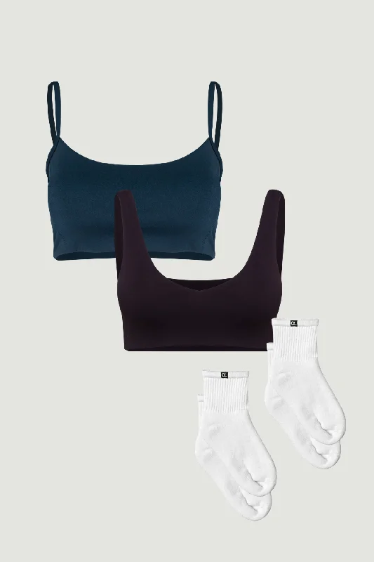 The 2-Bra Pack Monochromatic All - in - one
