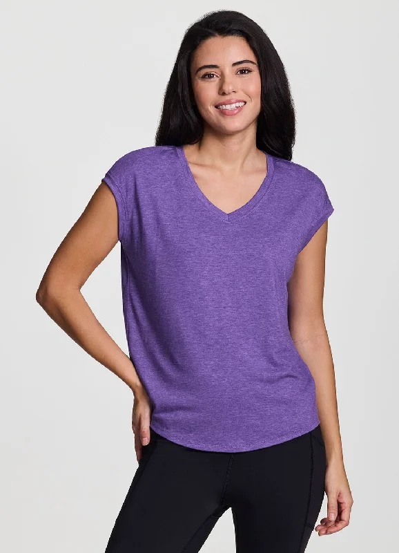 Breezy Hi Low Tee Classic Women's Tweed
