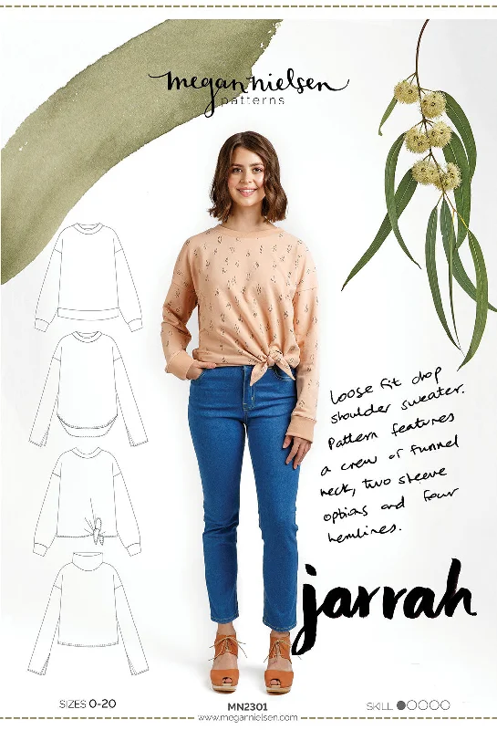 Jarrah Sweater - Sewing Pattern | Megan Nielsen