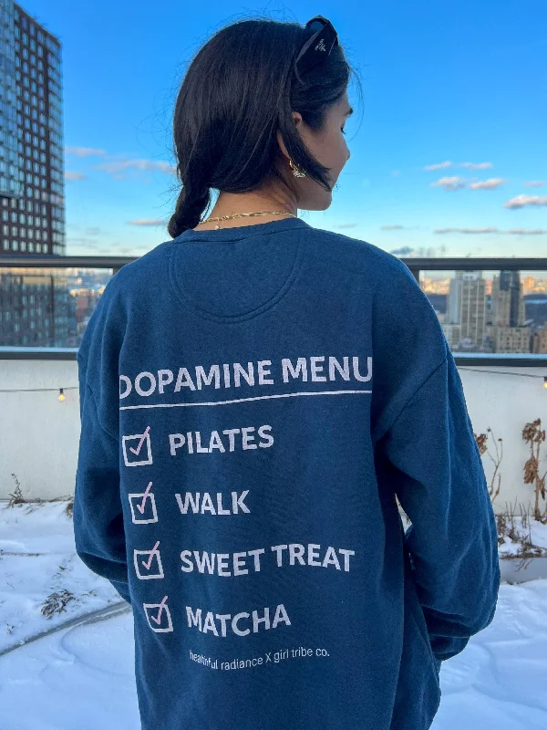 Healthfulradiance: Dopamine Menu Sweatshirt Athletic Women's High - 
