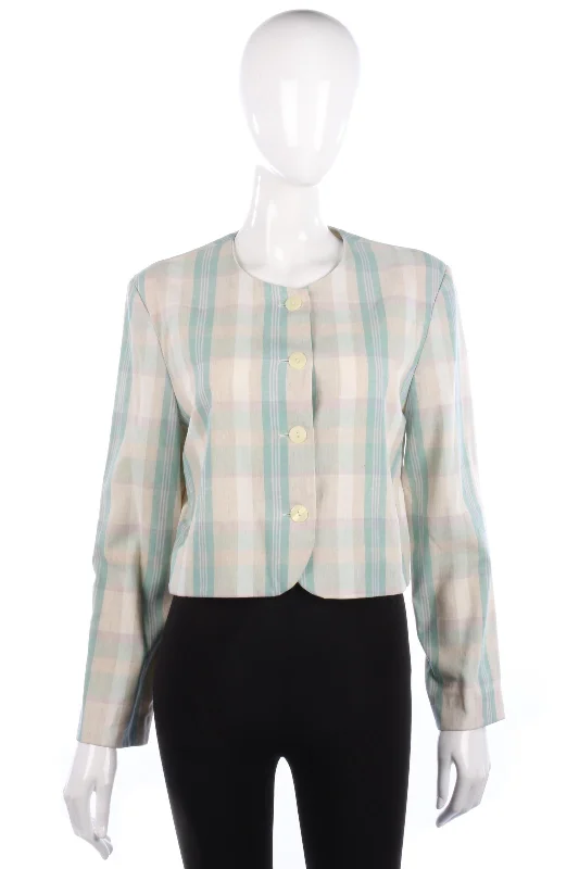 Laura Ashley vintage summer box jacket size UK 12 Bohemian Women's Free