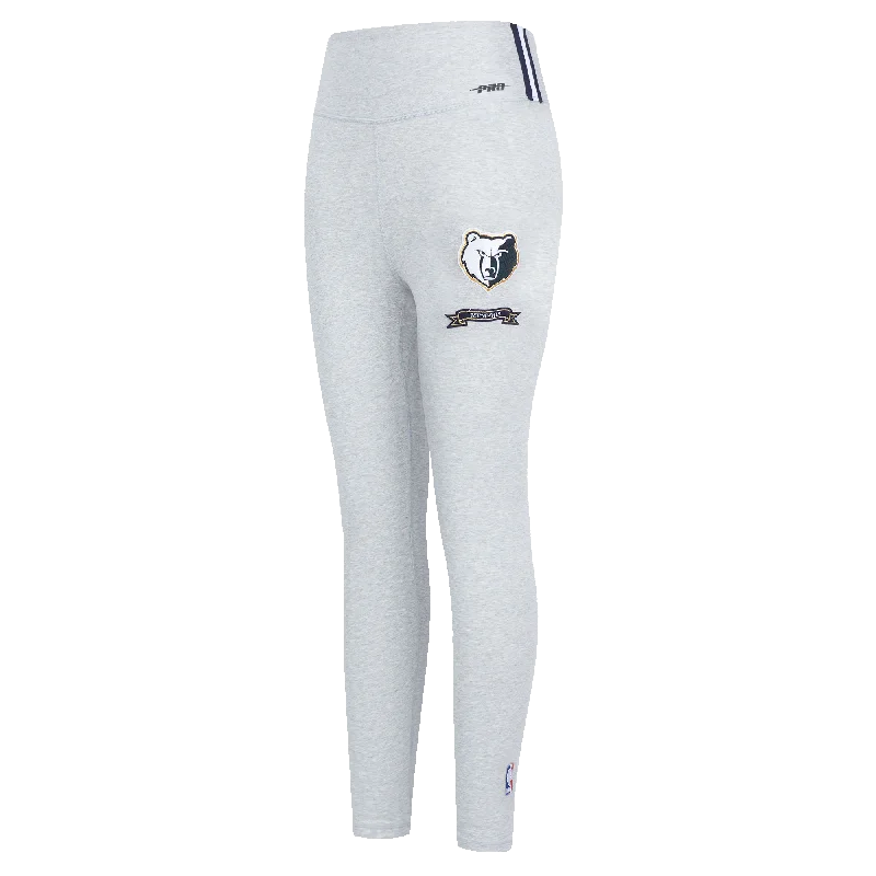 NBA MEMPHIS GRIZZLIES PRO PREP HW JERSEY WOMEN'S LEGGING (HEATHER GREY)